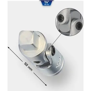 Gola hlavice Brilliant Tools BT021902 3/8" univerzální kloub