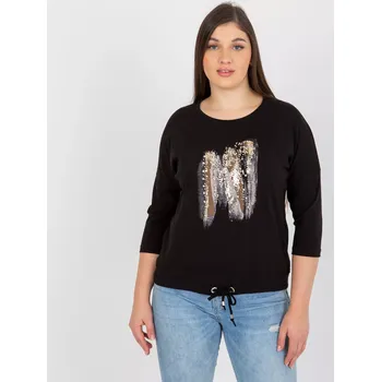 Dámská košile Halenka RV BZ 8182.03X černá jedna velikost