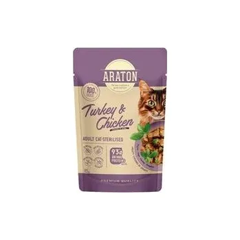 Krmivo pro kočku Araton Cat kaps. Sterilised Turkey/Chicken 85g