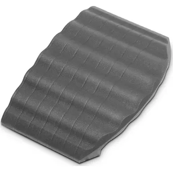 kabelová chránička Šedý plastový kryt na kabelový most DEFENDER Office - 9 x 12 x 2 cm