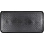 Černý plastový odkapávač na boty - 75 x 38 x 3 cm