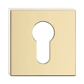 Dveřní kování Interiérová klika Metal-Bud Krátká, Čtvercová rozeta, Rozeta pro vložku