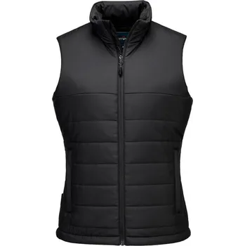 pracovní vesta PORTWEST Vesta S607 Professional Women's Insulated Baffle Gilet, dámská POR-S607BKRM M Černá