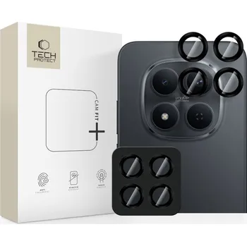Tech-Protect Ochranné sklo na čočku fotoaparátu TECH PROTECT CAMRING FIT+ XIAOMI POCO M8 PRO / REDMI NOTE 15 PRO 5G / 15 PRO+ PLUS 5G BLACK