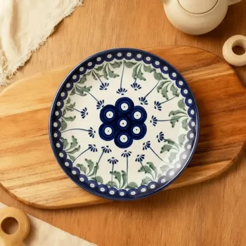 Talíř Dezertní talíř Ceramika Artystyczna Bolesławiec 17,5 cm - dek. 377RX