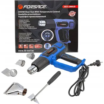 Horkovzdušná pistole Horkovzdušná Pistole Forsage 2000 W 600 °C