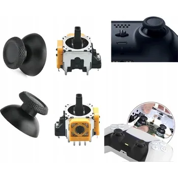 Herní ovladač 2x Analogová joysticková páčka HALL Dualsense PS5 + 2x Tyčka + PROGRAM