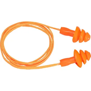 PORTWEST Zátky TPR EP04 se šňůrkou pro opakovatelné použití POR-EP04ORR Oranžová