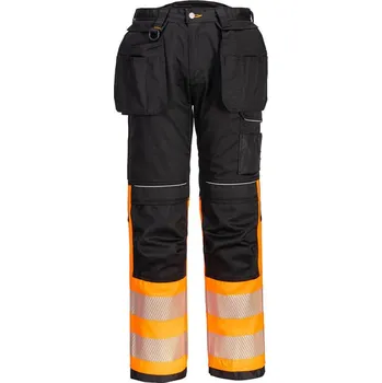 montérky PORTWEST Kalhoty Holster PW307 Hi-Vis Třída 1, do pasu, reflexní POR-PW307OBR38 38 Oranžová/černá