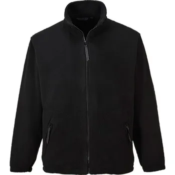 pracovní bunda PORTWEST Bunda Argyll Heavy F400, fleece POR-F400BKRM M Černá