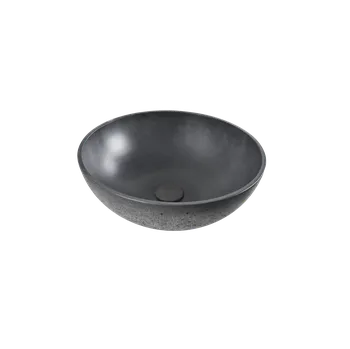 SAT Umyvadlo na desku SAT Cemento 42x42 cm antracit bez přepadu CEM4242A CEM4242A