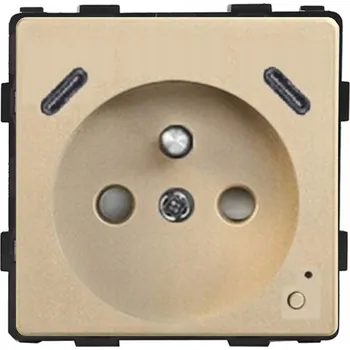 Elektrická zásuvka JEDNODUCHÁ ZÁSUVKA WIFI S USB-C+C, MODUL PRO MONTÁŽ DO RÁMEČKU