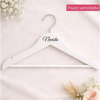 Svatební dekorace Samolepka na ramínko