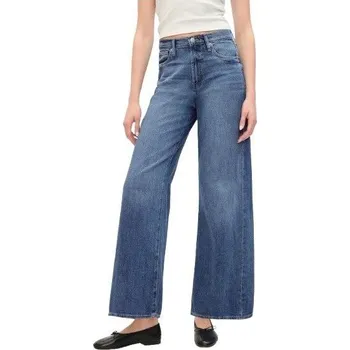 Dámské džíny Dámské džíny GAP V-HR WIDE LEG MED FRISCO 31 Modrá