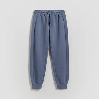 Chlapecké kalhoty Reserved - Bavlněné kalhoty joggers - modrá - 399HK-55X - 399HK-55X-128