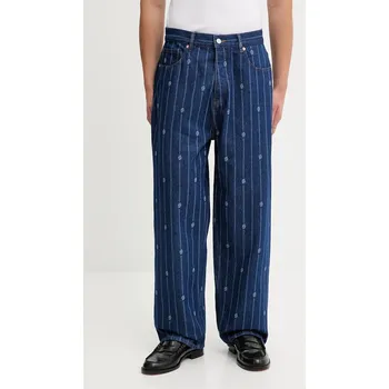 Dámské džíny Džíny Drôle de Monsieur Le Jean Baggy Monogramme I.BP168.CO238 modrá 55X, vel. L