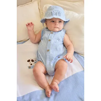 Kojenecký overall Dětské rampery Mayoral Newborn 1614.1C.Newborn.PPY2 modrá 55X, vel. 86