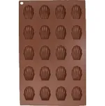 Orion silikonová pečicí forma hnědá Pracny (na 20 ks)