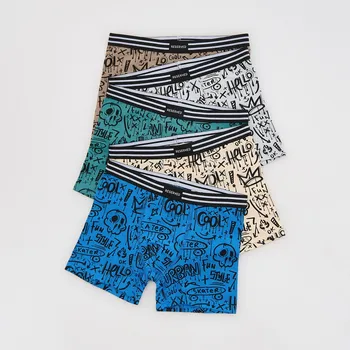 Chlapecké spodní prádlo Reserved - Bavlněné boxerky 5‑pack - modrá - 358JA-55X - 358JA-55X-U86