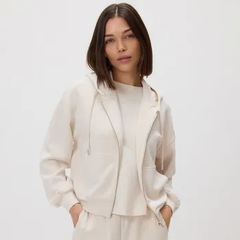 Dámská mikina Reserved - Mikina oversized - béžová - 688GA-08X - 688GA-08X-XL-2