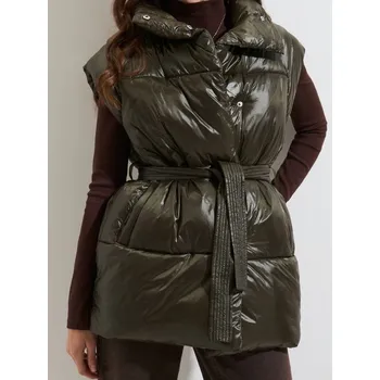 Dámská vesta Sinsay - Prošívaná vesta - tmavě zelená - 381HC-79X - 381HC-79X-M