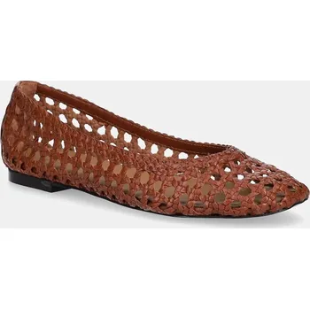 Dámské baleríny Kožené baleríny Billi Bi A8670.Cognac hnědá 88X, EUR 41