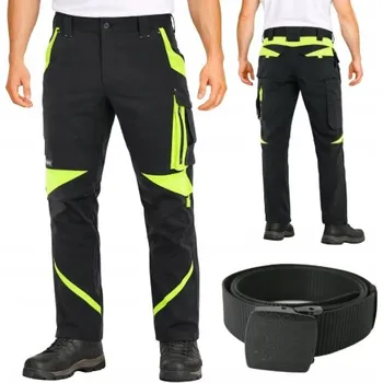 Pracovní obuv ELASTICKÉ PRACOVNÍ kalhoty do pasu STRETCH spandex BOZP pružné 46