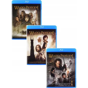 Blu-ray film Władca Pierścieni Kolekcja: Drużyna Pierścienia / Dwie Wieże / Powrót Króla Blu-ray disk