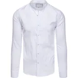 Pánská bílá ležérní košile se stojáčkem DX2608 Velikost: M