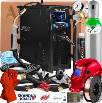 Svářečka POLOAUTOMAT SPARTUS EASYMIG 375 400V 350A SYNERGIE TIG DC LIFT MMA 4-KLADKOVÝ