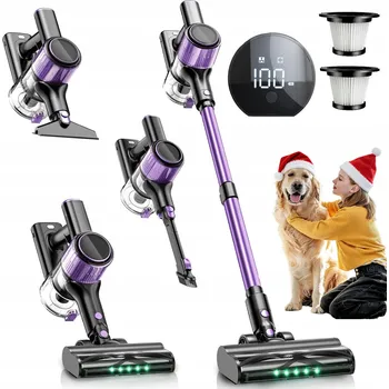 Vysavač Tyčový vysavač Laresar KHM6ET-Y1NB1CU stříbrný/šedý