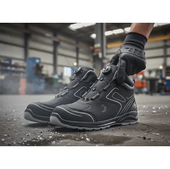 Pracovní obuv SAFETY JOGGER Obuv CADOR SPIN S3 ESD, SR, SC, FO Velikost 46 (UK-11) černá