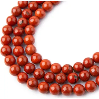 Korálek Korálky z minerálu Jaspis červený AA 6 mm