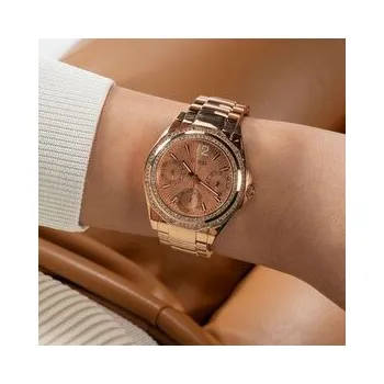 Módní doplněk Guess Hodinky GW0685L3 Růžové zlato OS