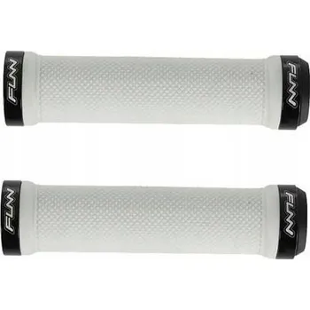grip FUNN gripy na kolo, rukojeti COMBAT bílé bez objímek