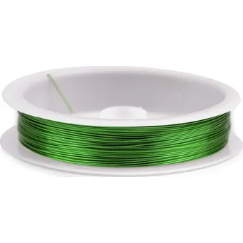Vázací drát Drát Ø0,4 mm, malé, 4 zelená