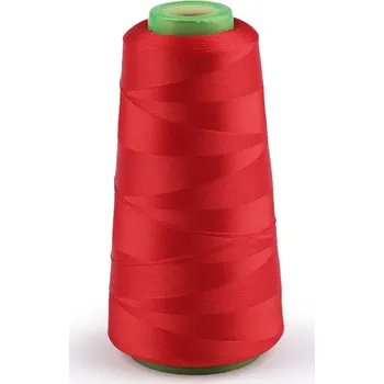 Nit Nitě elastické pro průmyslové overlocky 3000 m, velké, 4 (114) červená