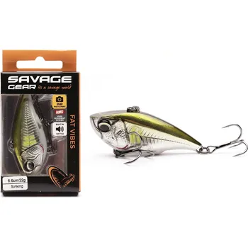 Umělá nástraha WOBLER FAT VIBES 6,6 CM 22 G POTÁPIVÝ AYU CHROME 1 Ks