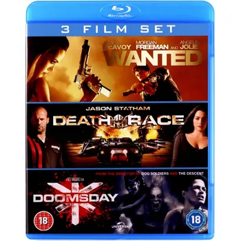 Wanted / Death Race / Doomsday Blu-ray disk