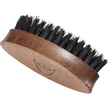 Péče o vousy GORGOL Kartáč na vousy, vlasy a vousy z kančí štětiny - pánský kartáč