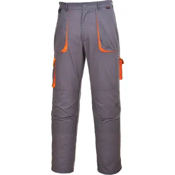 montérky PORTWEST Kalhoty Texo Contrast TX11 do pasu POR-TX11GRR4XL Šedá 4XL Standartní