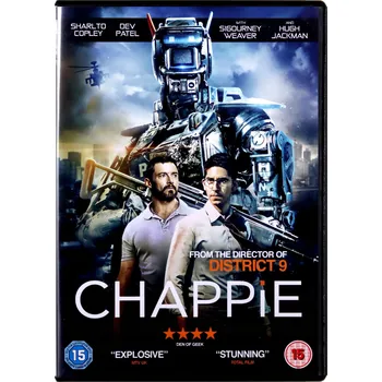 CHAPPIE DVD COPLEY PATEL WEAVER JACKMAN DVD disk