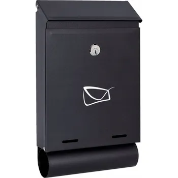 Poštovní schránka Poštovní schránka s přihrádkou na noviny Gockowiak černá