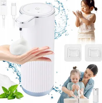 Dávkovač mýdla BEZDOTYKOVÝ AUTOMATICKÝ DÁVKOVAČ MÝDLA PRO MONTÁŽ NA ZEĎ DO KOUPELNY 400ML