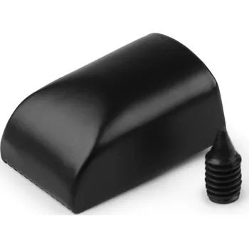 Zip Koncovka na spirálový, kostěný a kovový zip, malé, 5 černý lak