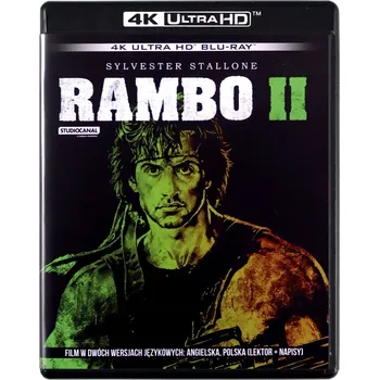 Rambo II Blu-ray 4K disk