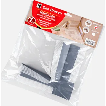 Den Braven Těsnicí pás, vnější těsnicí roh, 140 mm x 140 mm Barva: šedá, Varianta: Těsnicí pás, vnější těsnicí roh, 140 mm x 140 mm, rozměry: 140 mm x 140 mm
