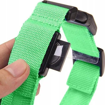 Obojek pro psa Svítící LED obojek pro psy a kočky, nastavitelný, regulace 59 Cm