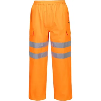 PORTWEST Kalhoty do deště Extreme S595 do pasu, 3-vrstvé, reflexní POR-S595ORRXL XL Oranžová