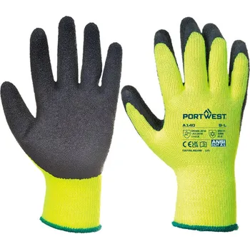 Pracovní oblečení PORTWEST Rukavice Thermal Grip A140, zateplené POR-A140BKRL L Černá